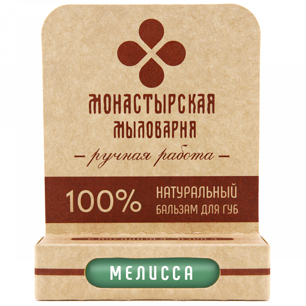 Натуральный бальзам для губ "Мелисса"