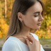 Серьги Вырица с фианитами