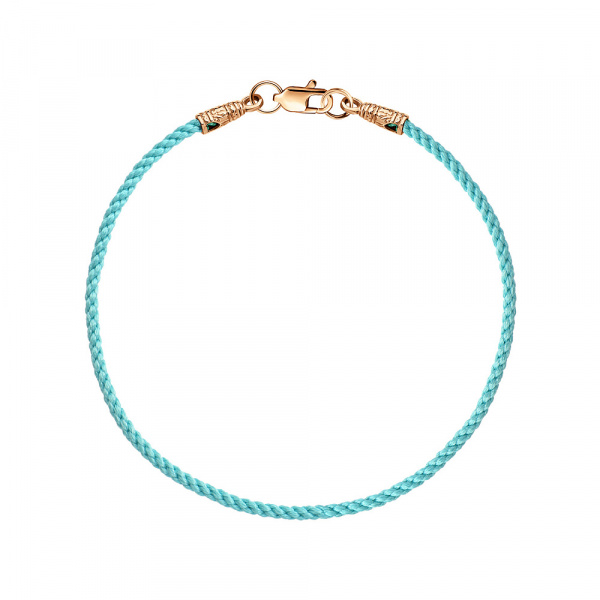 Браслет-шнурок Вырица бирюзовый 