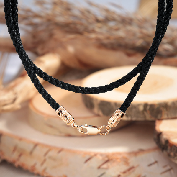 Шнурок Вырица черный
