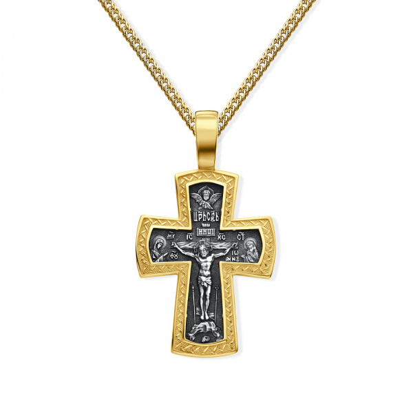 Крест Вырица "Распятие. Николай Чудотворец"